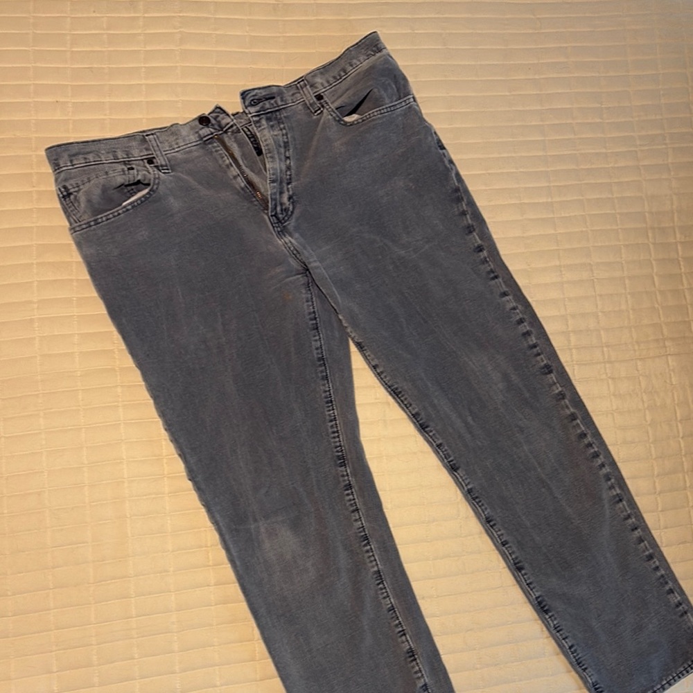 Gray Slim Fit Jeans with Stonewashed Finish